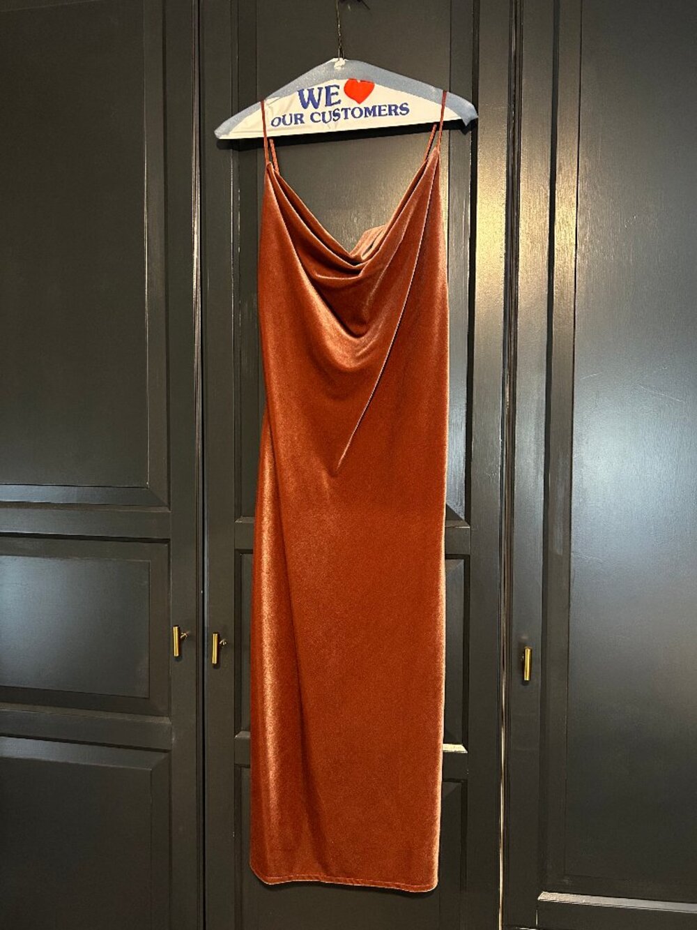 Jenny Yoo Bentley Velvet Midi Dress - English Rose - size 6